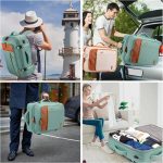 Carry on Backpack, Extra Large 40L Flight Approved Travel Backpack for Men & Women,Expandable Large Suitcase Backpacks With 4 Packing Cubes,Water Resistant Luggage Daypack Business Weekender Bag,Grey - Image 7